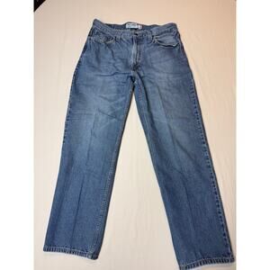Mens Levi’s 550 Relaxed Fit 34x32 Blue‎ Jeans Classic Straight Leg Tag Ripped